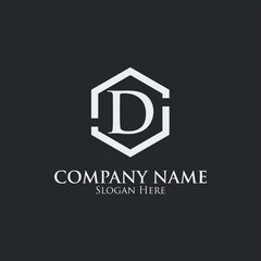 Letter logo template. inital logo. monogram company logo template