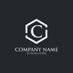 Letter logo template. inital logo. monogram company logo template
