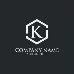 Letter logo template. inital logo. monogram company logo template