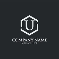 Letter logo template. inital logo. monogram company logo template