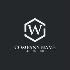 Letter logo template. inital logo. monogram company logo template