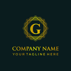 Letter logo template. inital logo. monogram company logo template