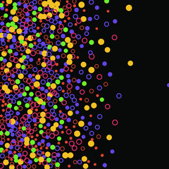 abstract colorful background with circles.