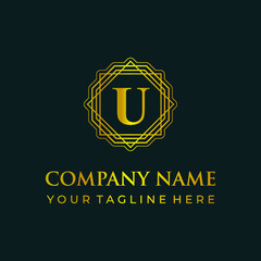 Letter logo template. inital logo. monogram company logo template