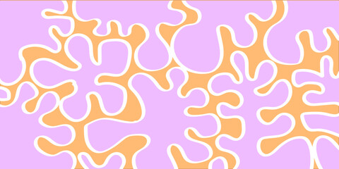 artistic illustration pattern. creative collage with shapes. fashionable template for design. bright textures and shapes, interesting design
