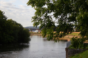 The River Exe in Exeter, Devon, England