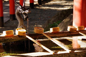来宮神社の手水舎