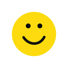 Emotion icons. round lines Emoji symbols. Smile icon. Emoticon or emoji illustration icons