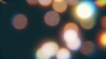 Abstract festive bokeh. used as an overlay