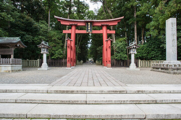 彌彦神社の一の鳥居