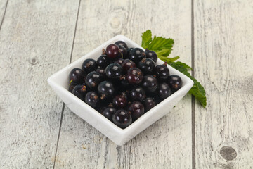 Fresh ripe sweet black currant