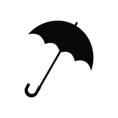 Umbrella Icon Vector. Umbrella Icon isolated on white background. Umbrella Icon simple and modern. Umbrella Icon vector illustration. Umbrella Icon