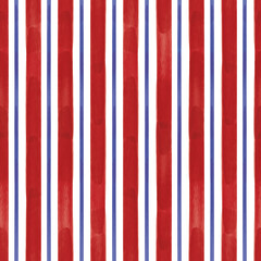 Vector red blue line stripe white seamless pattern