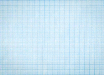 Blue grid scale paper sheet background