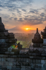 temple by sunrise
