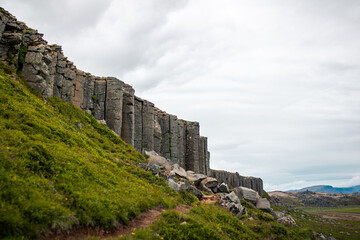 Naklejka premium Basalt Columns (Iceland)