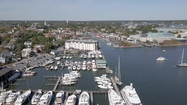 View of Annapolis, MD Harbor