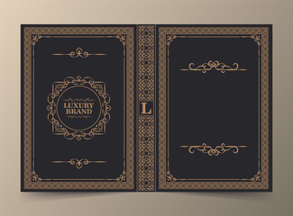 Ornamental book cover design