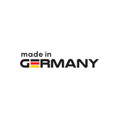Made in germany logo design template