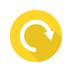 Arrow round icon vector. Arrow circle recycle design. Circle arrow. Recycle set icon vector