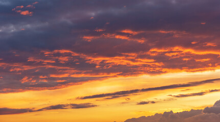 Fototapeta premium Beautiful background with evening sky