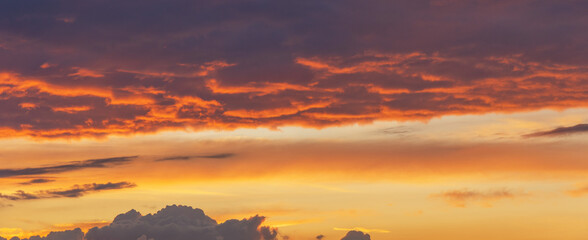 Beautiful background with evening sky