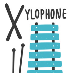 Cute printable alphabet card for play and education. Letter 