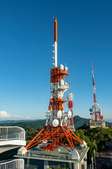長崎県長崎市　稲佐山展望台から望む日の出の風景