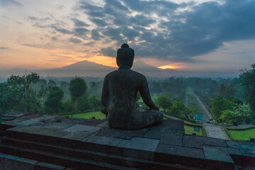 buddha at sunrise