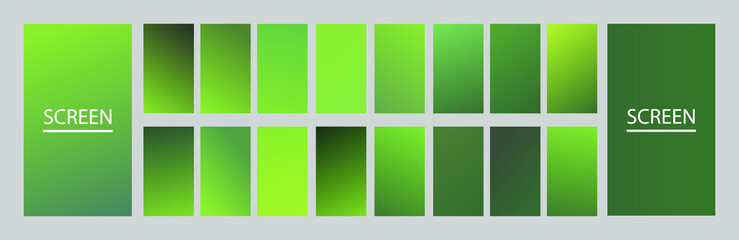 Green vector template for cover, poster, brochure, mobile app. Abstract color gradient background