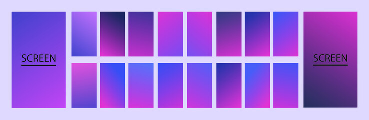 Purple and violet vector template for cover, poster, brochure, mobile app. Abstract color gradient background