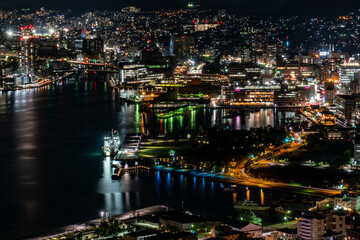 Fototapeta premium 長崎県長崎市 夜景 世界新三大夜景