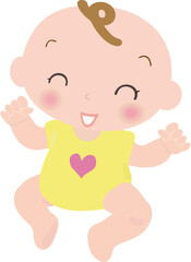 赤ちゃん　笑顔