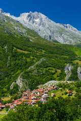 Fototapeta na wymiar Sotres village, Picos de Europa National Park, Asturias, Spain, Europe