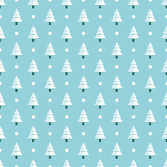 Christmas trees pattern, Christmas seamless background, Christmas concept, Christmas background for you design, vector.