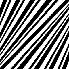 Diagonal striped image. Repeated slanted lines background. Surface pattern design with linear ornament. Colorless disco lights motif. Tilted stripes wallpaper. Angled rays. Skew pinstripes vector.