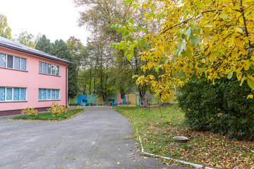 country road in autumn