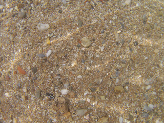 background from the bottom with small pebbles