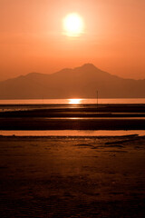 有明海と雲仙岳