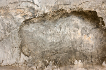 Texture of old gray concrete abstract wall for background and wallpaper.