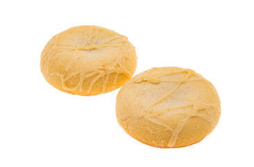 cookies with jam isolated