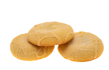 cookies with jam isolated