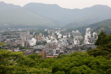 別府温泉一望