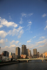 Fototapeta premium 大阪のビル群