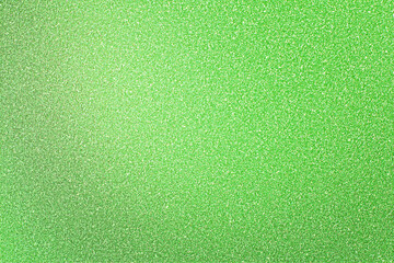 Green glitter bokeh circle glow blurred and blur abstract. Glittering shimmer bright luxury . White and silver glisten twinkle for texture wallpaper and background backdrop.
