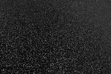 Fototapeta premium Black glitter bokeh circle glow blurred and blur abstract. Glittering shimmer bright luxury . White and silver glisten twinkle for texture wallpaper and background backdrop. 