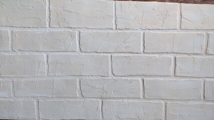 white brick wall