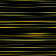 Seamless light trail pattern on black background. High quality illustration. Futuristic speed of light surreal glowing streaks. Blurred abstract highway traffic for background or wallpaper.