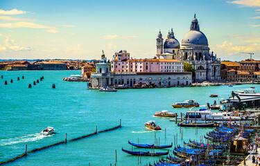 Naklejka premium historic buildings in Venice - Italy
