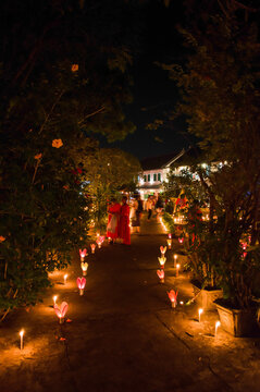 Lanterns during Festival of Light in Luang Prabang, Laos